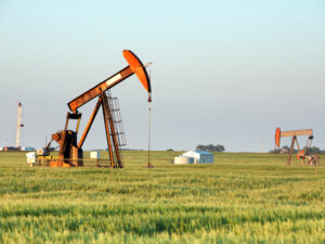 Pump jack in Saskatchewan