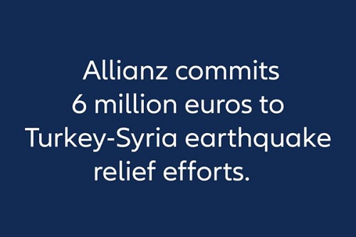 Allianz announces 6 million euros for earthquake relief and recovery