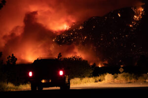 The Lytton wildfire in B.C.