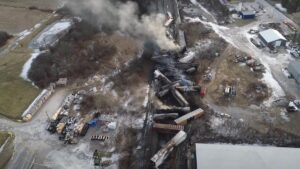 Ohio Freight Train Was Already on Fire 20 Miles Before it Derailed