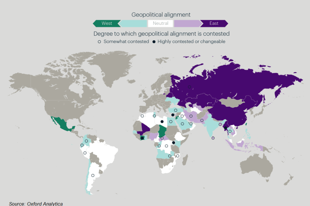 Political risk index reveals global 'dealignment' from Western powers
