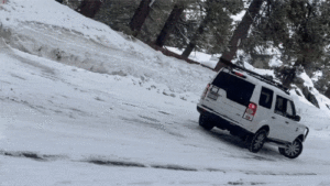 Watch Completely Unprepared Drivers Slide Around in the Snow Near Lake Tahoe