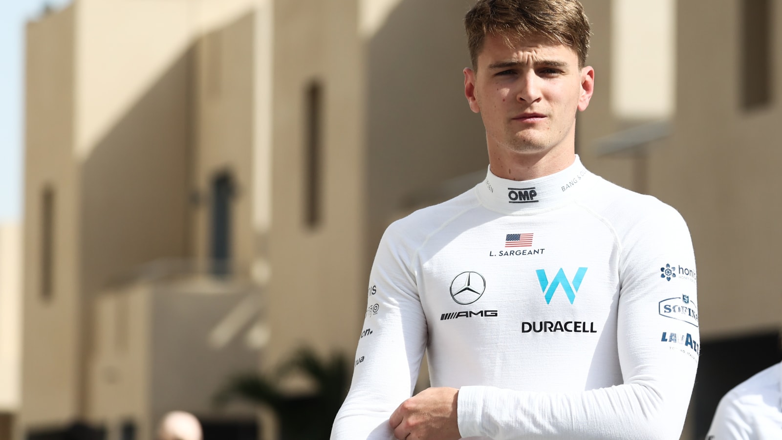 Logan Sargeant before the first practice ahead of the Formula 1 Abu Dhabi Grand Prix at Yas Marina Circuit in Abu Dhabi, United Arab Emirates on November 18, 2022. (Photo by Jakub Porzycki/NurPhoto via Getty Images)