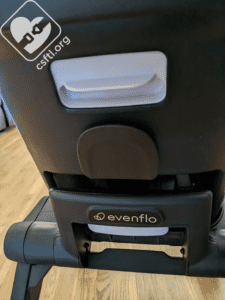 Evenflo Shyft DualRide release handles