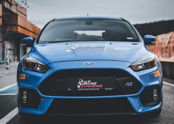 Modified blue Ford Fiesta