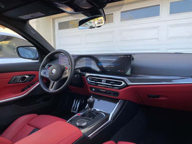 2023 BMW M3 interior