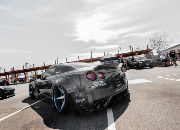 Nissan GT-R in car park