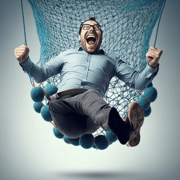 software engineer on a safety net