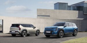 2024 Kia EV9 Will Be Poky or Punchy, with Power from 201 to 379 HP