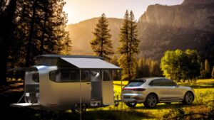 Airstream and Porsche’s Futuristic RV Would Look Great Hooked to Your Taycan