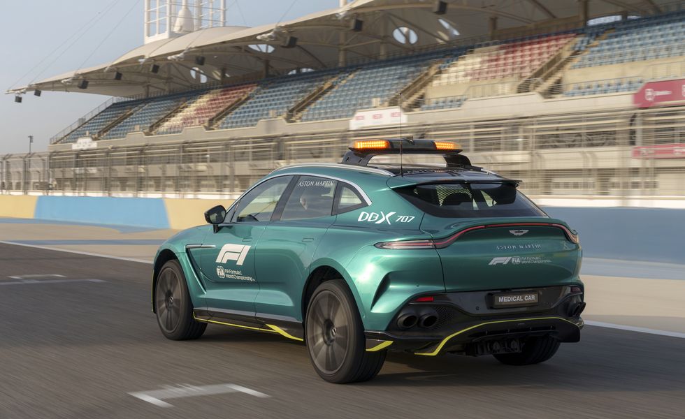 aston martin dbx 707 official medical car of the 2023 f1 season