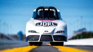 Shrunken Toyota GR Supra roadster helps young drivers get a start in drag racing