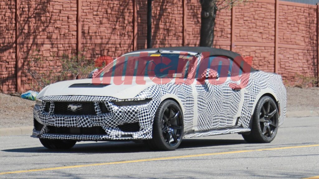 High-performance Ford Mustang mule spied as a potential next-gen Shelby