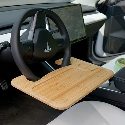 HeyTrip Bamboo Steering Wheel Tray