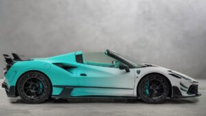 Mansory’s Latest Ferrari Mod Masks Slick Paint With a Heap of Carbon Fiber