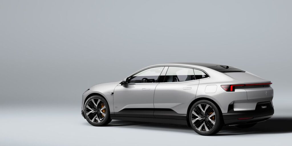 2025 Polestar 4 Is a Rakish EV SUV with No Rear Window Hot SR22