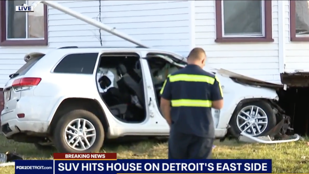 Jeep That Hit Detroit House Might Have Been the Only Thing Still Holding It Up