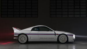 Kimera EVO37 Martini 7 celebrates Martini Racing's seven WRC trophies