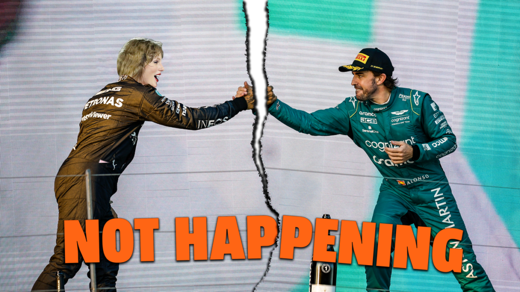 No, Fernando Alonso and Taylor Swift Are Almost Certainly Not Dating