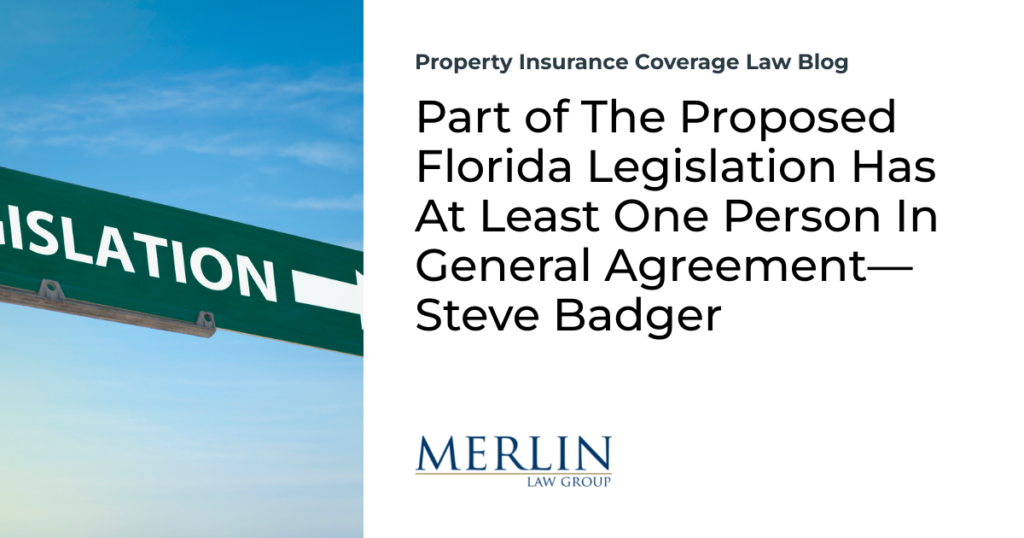 Part of The Proposed Florida Legislation Has At Least One Person In General Agreement—Steve Badger