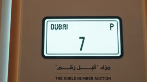 Vanity License Plate Sold at Auction for World Record $15 Million in Dubai