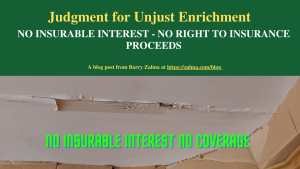 Judgment for Unjust Enrichment
