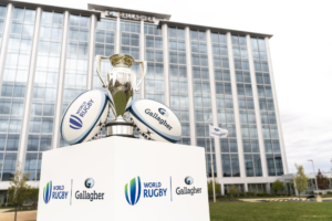 Gallagher announces tie-up with World Rugby