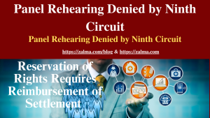 Panel Rehearing Denied by Ninth Circuit