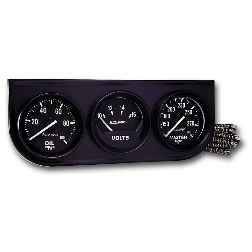 2397 Autogauge Console Oil/Volt/Water Gauge