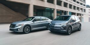 2023 Chevrolet Bolt vs. 2023 Volkswagen Jetta Sport Comparison Test