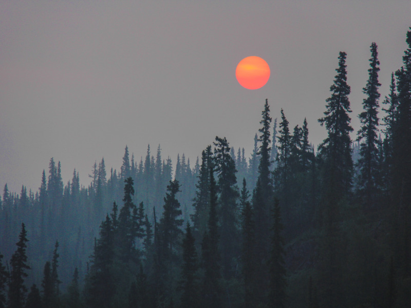 Forest fire in NWT