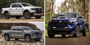 2024 Toyota Tacoma vs. Ford Ranger vs. Chevy Colorado: How They Compare