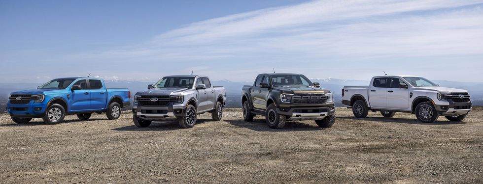 2024 ford ranger lineup