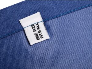 One Size Fits All Clothing Label