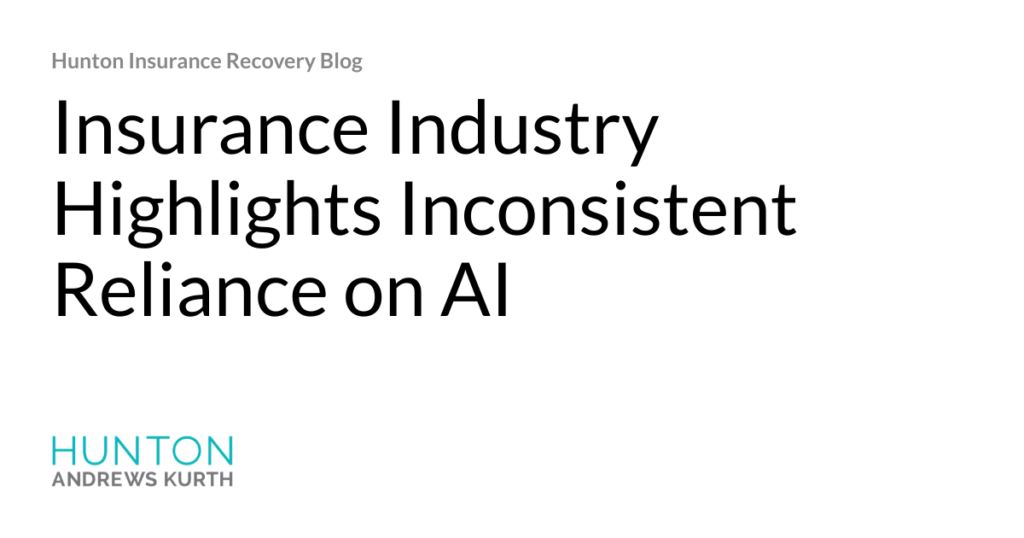 Insurance Industry Highlights Inconsistent Reliance on AI