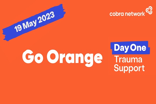 Join Cobra Network in supporting Day One Trauma Support's 'Go Orange' Day