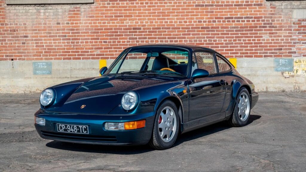 One-off, ex-factory-owned 1990 Porsche 911 Carrera 4 headed to auction