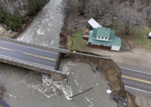 Spring flooding in Baie Saint-Paul, Que.