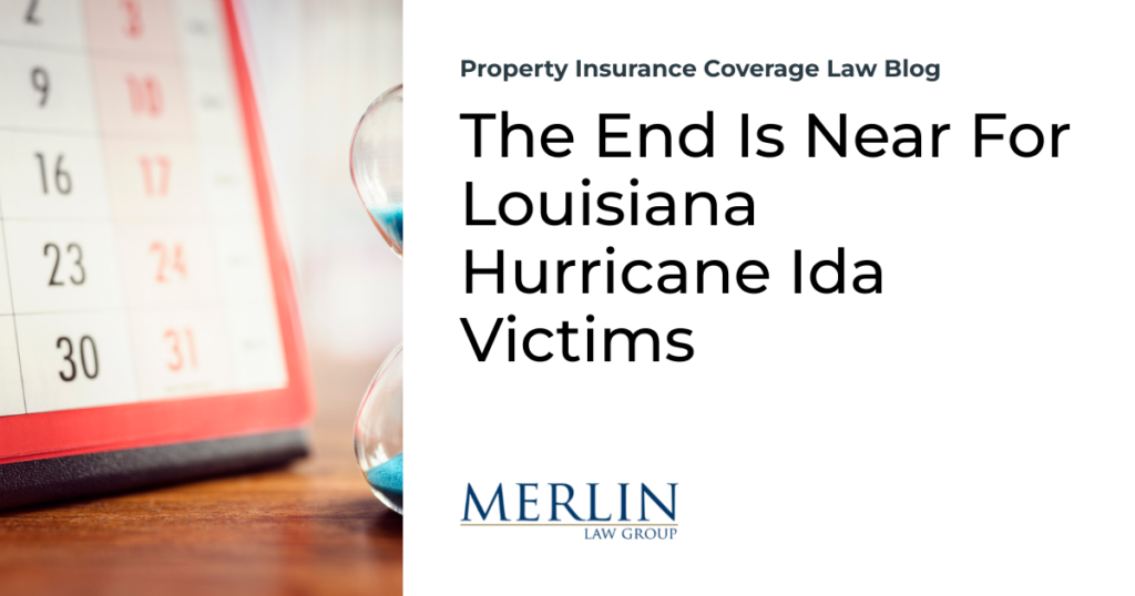 The End Is Near For Louisiana Hurricane Ida Victims
