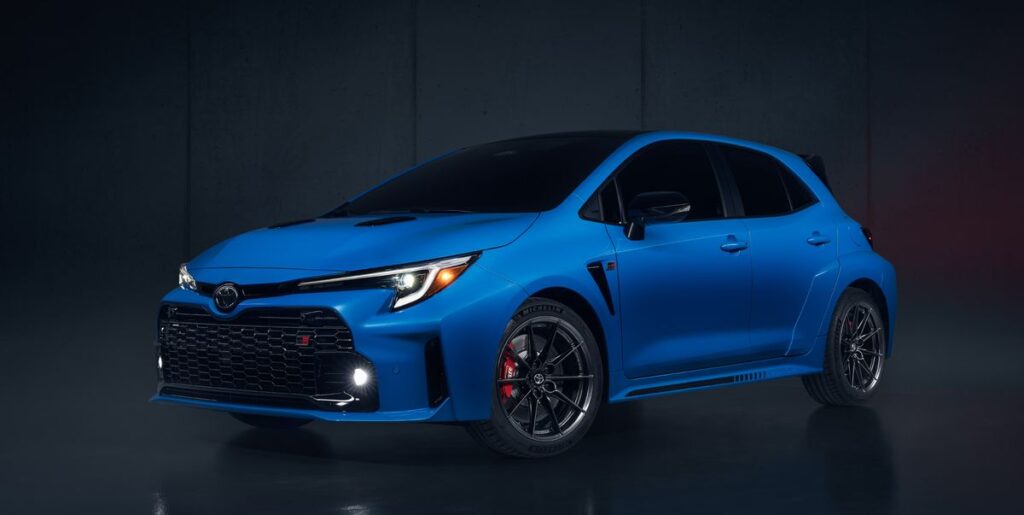 2024 Toyota GR Corolla Looks Hot in New Blue Flame Color