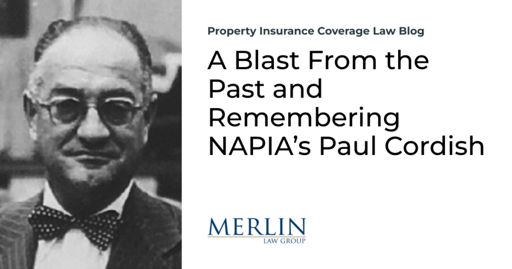 A Blast From the Past and Remembering NAPIA’s Paul Cordish