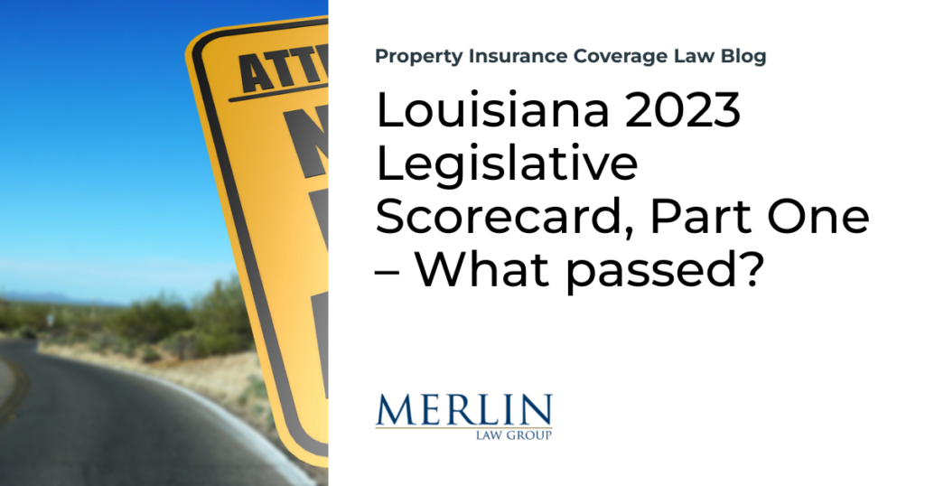 Louisiana 2023 Legislative Scorecard, Part One – What passed?