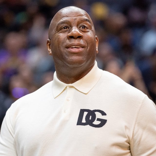 NBA Hall of Fame player Earvin “Magic” Johnson