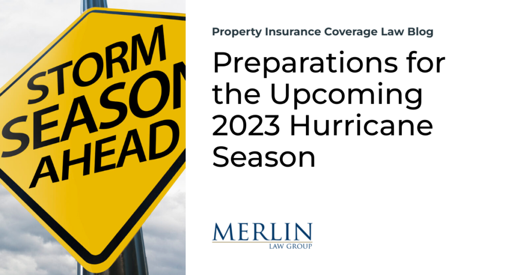 Preparations for the Upcoming 2023 Hurricane Season