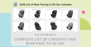 Rear-Facing to 50 Pounds: The Complete List of Carseats With Higher Rear-Facing Weight Limits