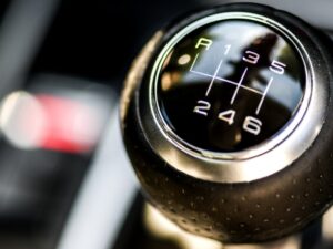 Stick shift to represent shifting focus