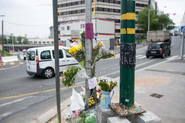 Image for article titled French Policeman Charged With Homicide After Killing Teenager During A Traffic Stop