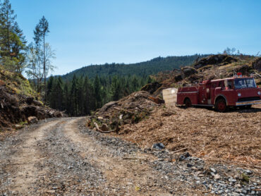 Forest firefighting equipment in B.C.