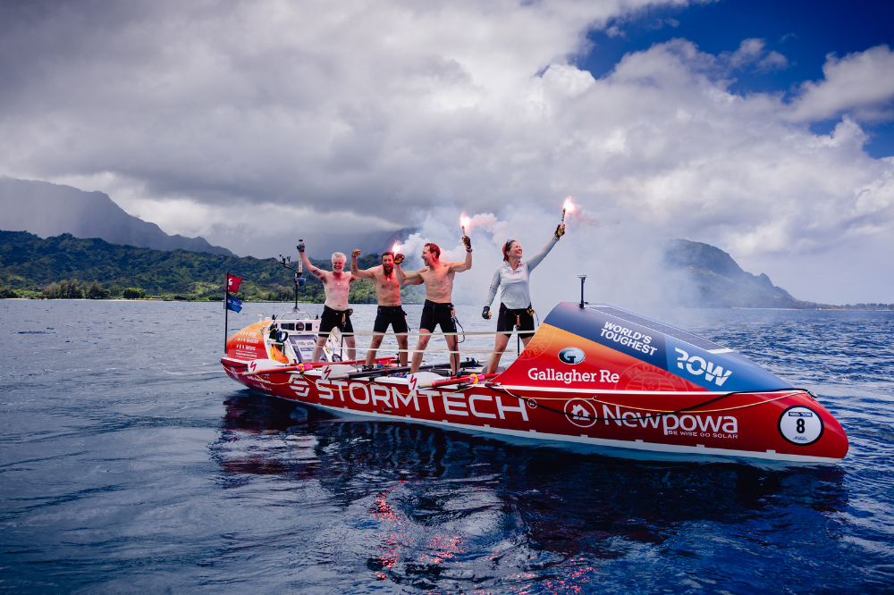 Swiss Re, Convex partner to set world rowing record