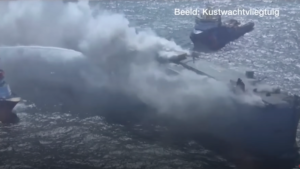 500 EVs, Mercedes-Benz and BMW Cars Stuck On Burning Cargo Ship